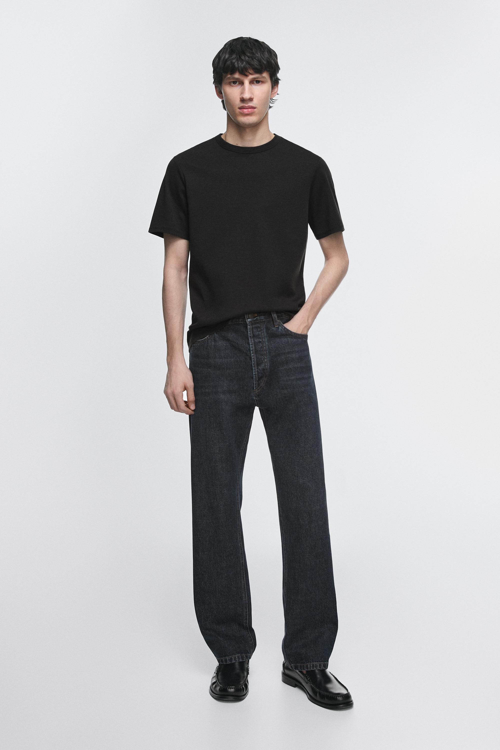 Straight-leg jeans